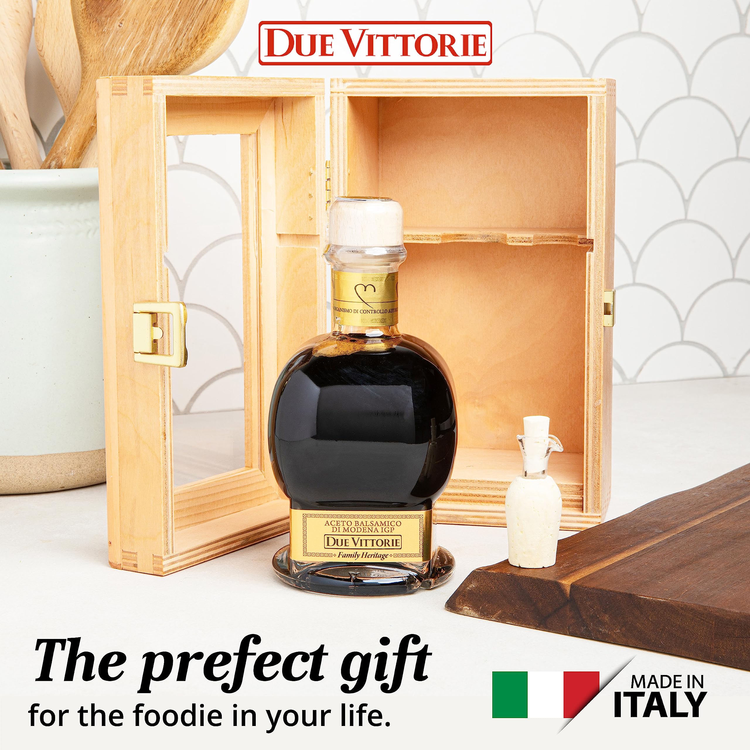 Amazon.com : Due Vittorie Oro Gold, Barrel Aged Balsamic Vinegar